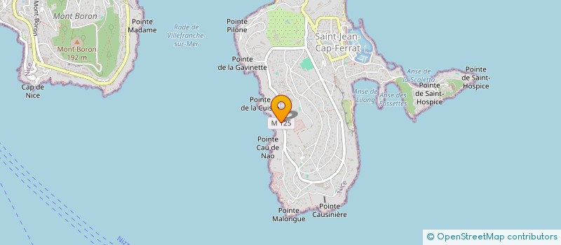 localisation de l'entreprise MONT BLANC INV  SAINT-JEAN-CAP-FERRAT