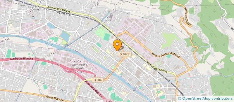 localisation de l'entreprise MONT-BLANC INVESTISSEMENTS  CLUSES