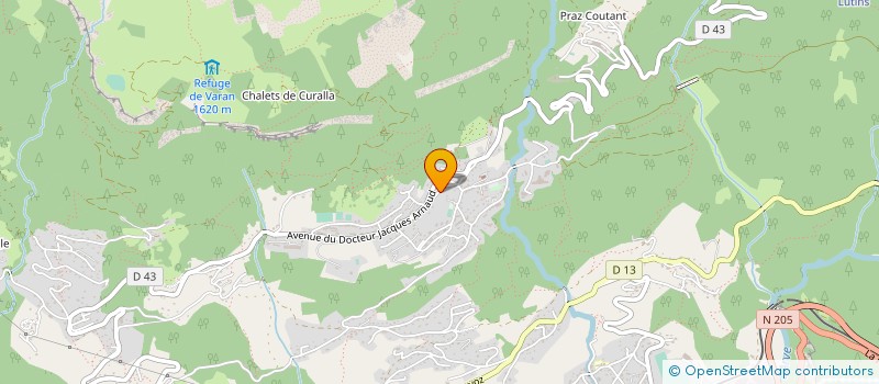 localisation de l'entreprise MONT BLANC PREVENTION  THYEZ