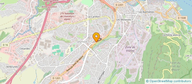 localisation de l'entreprise MONT BLANC RENT FRANCE à ANNECY