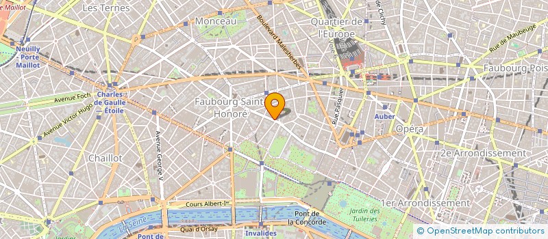 localisation de l'entreprise MONT-BLANC RESORT  PARIS