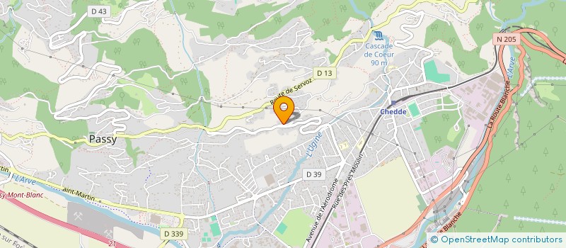 localisation de l'entreprise MONT BLANC TREKKING  PASSY