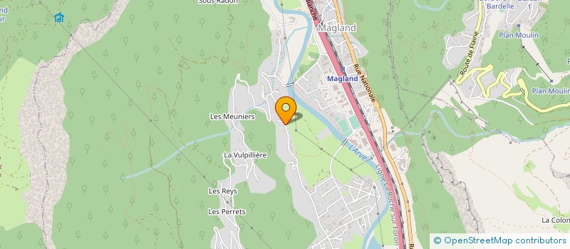 localisation de l'entreprise MONT BLANC USINAGE à MAGLAND