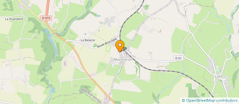 localisation de l'entreprise MONT'BOIS à SARTILLY-BAIE-BOCAGE