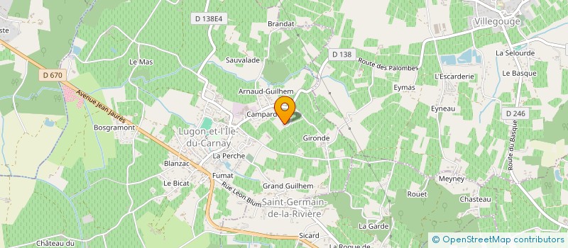 localisation de l'entreprise MONT BOURDIEU  LUGON-ET-L'ILE-DU-CARNAY