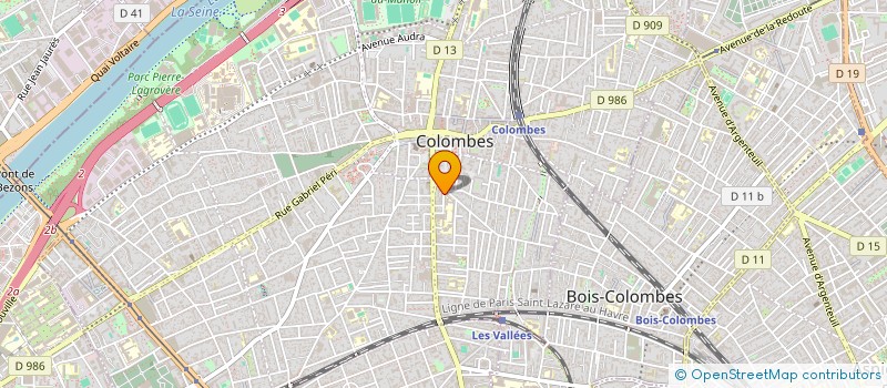 localisation de l'entreprise MONT-CENIS CONSEIL  COLOMBES