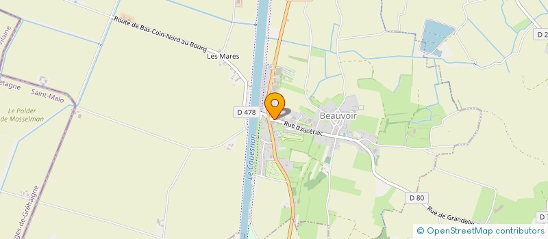 localisation de l'entreprise MONT CYCLO  BEAUVOIR