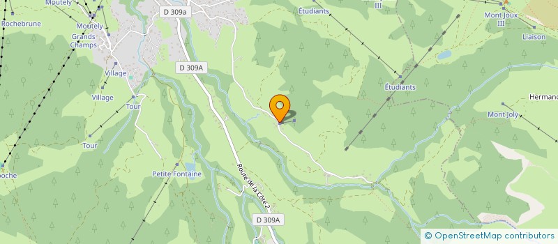 localisation de l'entreprise MONT D'ARBOIS ASTRONOMIE  MEGEVE