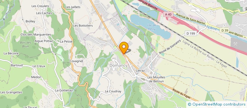 localisation de l'entreprise MONT D'AREU AUTOMOBILES  DOMANCY