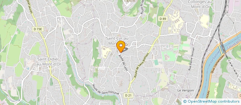 localisation de l'entreprise MONT D OR IMMOBILIER  SAINT-CYR-AU-MONT-D'OR