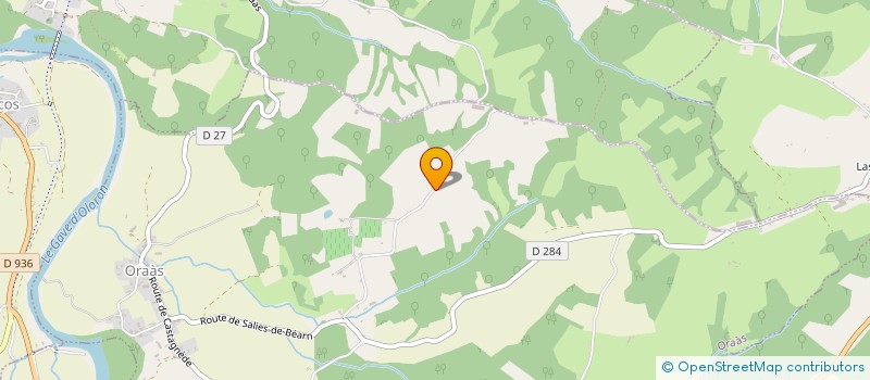 localisation de l'entreprise MONT D'ORAAS à ORAAS