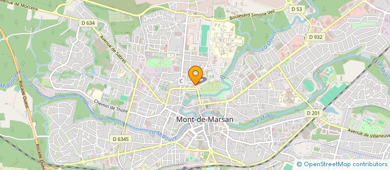 localisation de l'entreprise MONT DE EAU AGGLO  MONT-DE-MARSAN