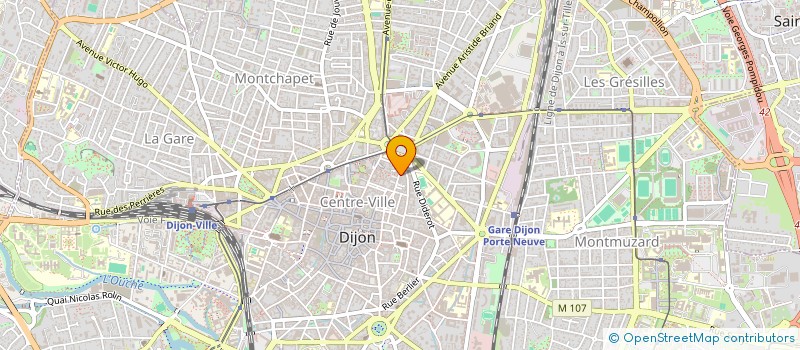 localisation de l'entreprise MONT DES COPAINS  DIJON