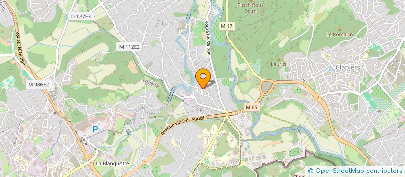 localisation de l'entreprise MONT DES OLIVIERS II  MONTFERRIER-SUR-LEZ