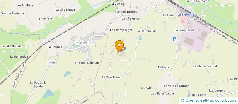 localisation de l'entreprise MONT-DESIR à MONTAUBAN-DE-BRETAGNE