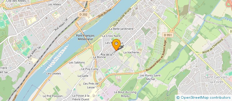 localisation de l'entreprise MONT DOUDOU BLANC  BLOIS