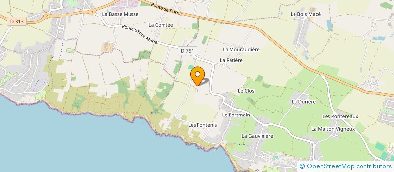 localisation de l'entreprise MONT-DUCHENE IMMOBILIER  PORNIC