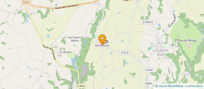 localisation de l'entreprise MONT ENERGIE  LA CAPELLE-BLEYS