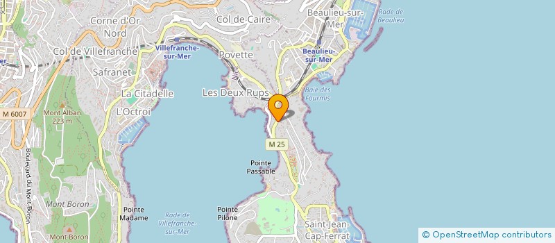 localisation de l'entreprise MONT FERRAT INVEST à SAINT-JEAN-CAP-FERRAT