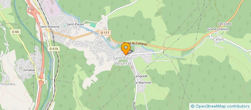 localisation de l'entreprise MONT FOURCATRAIL à SAINT-PAUL-DE-JARRAT