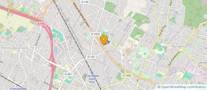 localisation de l'entreprise MONT FUJI à SAINT-PRIX