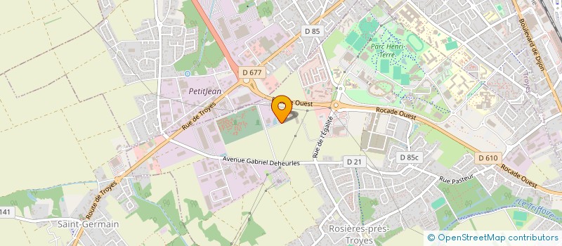 localisation de l'entreprise MONT GRIPON à ROSIERES-PRES-TROYES