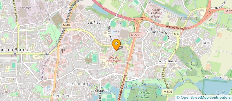 localisation de l'entreprise MONT'IMMO à VILLENEUVE-D'ASCQ