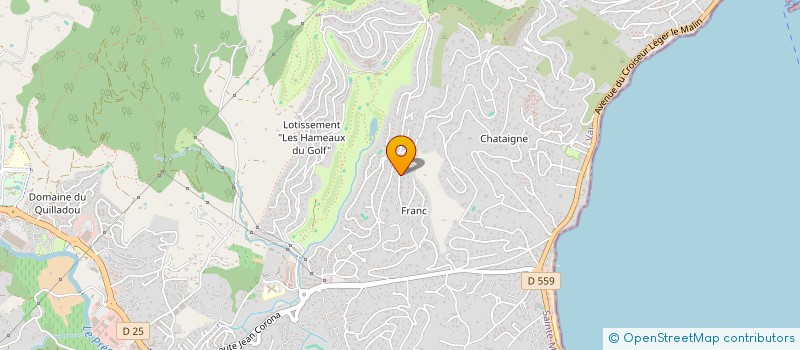 localisation de l'entreprise MONT JOLI LA CALADOISE à SAINTE-MAXIME