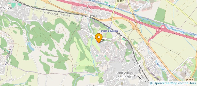 localisation de l'entreprise MONT JOLY  L'ISLE-D'ABEAU