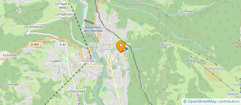 localisation de l'entreprise MONT JOLY TAXI  SAINT-GERVAIS-LES-BAINS