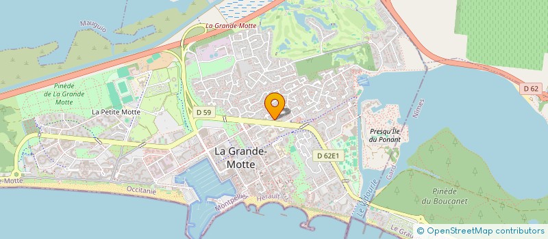 localisation de l'entreprise MONT OLYMPE DEVELOPPEMENT  LE GRAU-DU-ROI