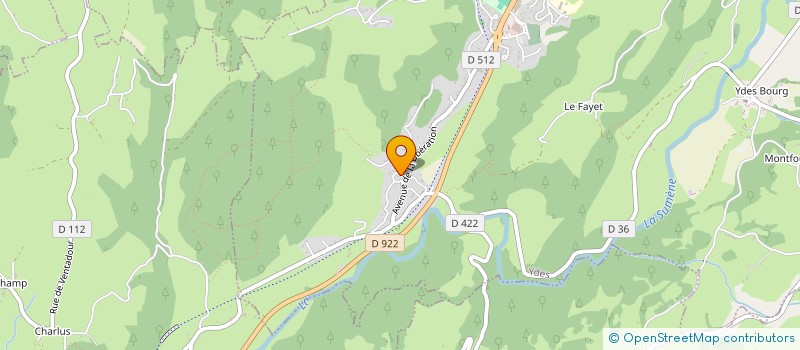 localisation de l'entreprise MONT PLAISIR à YDES