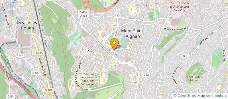 localisation de l'entreprise MONT SAINT AIGNAN ROLLER SKATING à MONT-SAINT-AIGNAN