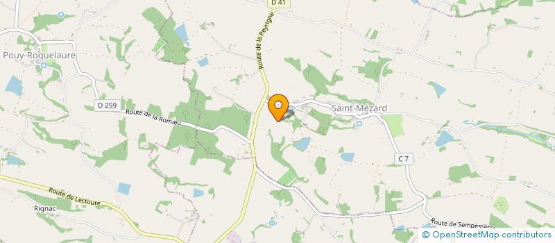 localisation de l'entreprise MONT SAINT JEAN  SAINT-MEZARD