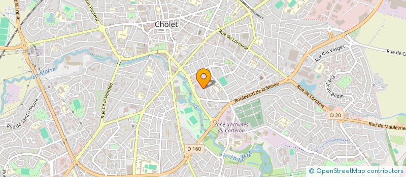 localisation de l'entreprise MONT SICARD à CHOLET
