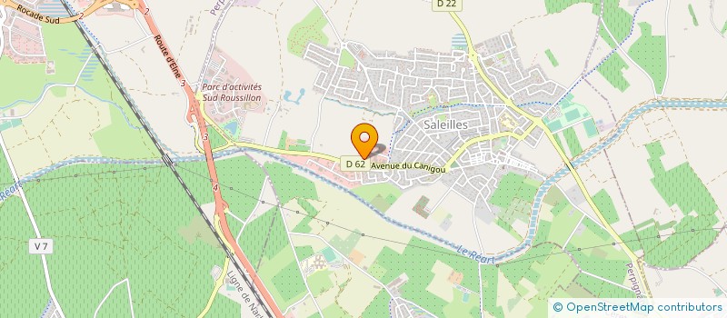 localisation de l'entreprise MONT SOLEIL à SALEILLES