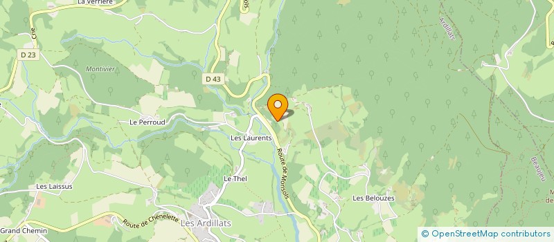 localisation de l'entreprise MONT SOMBET  DEUX-GROSNES