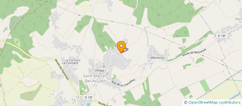 localisation de l'entreprise MONT TOUT BLANC  SAINT-MARCEL-BEL-ACCUEIL