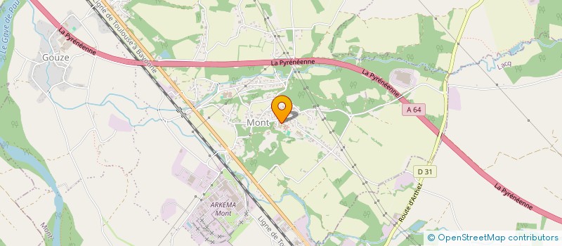 localisation de l'entreprise MONT VELO  MONT