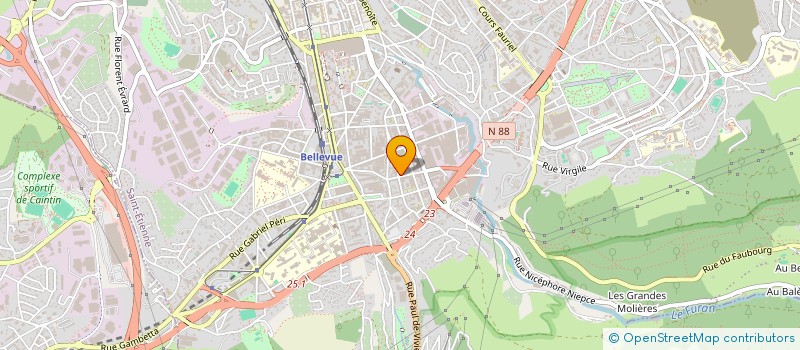 localisation de l'entreprise MONT VENTOUX à SAINT-ETIENNE