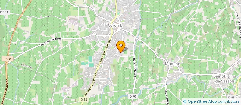 localisation de l'entreprise MONT VENTOUX  CAROMB