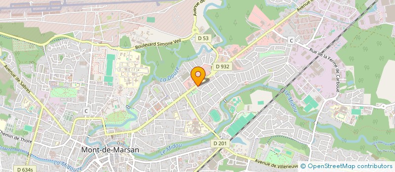 localisation de l'entreprise MONT2CONTROLE  MONT-DE-MARSAN