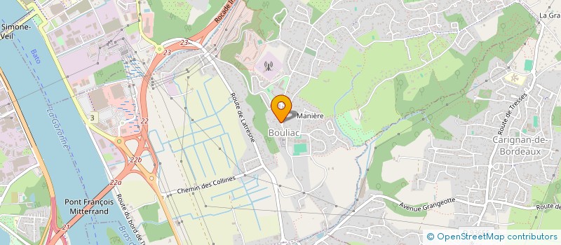 localisation de l'entreprise MONTA 37  BOULIAC