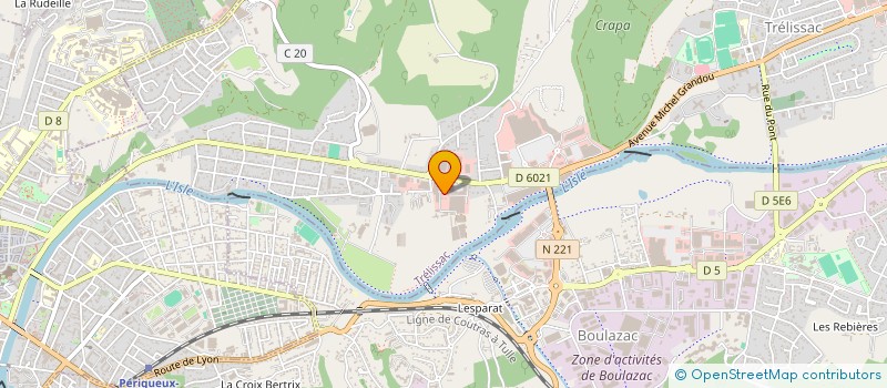 localisation de l'entreprise MONTA  TRELISSAC