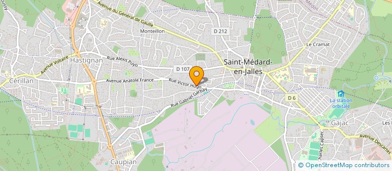 localisation de l'entreprise MONTA L'ENVERS  SAINT-MEDARD-EN-JALLES