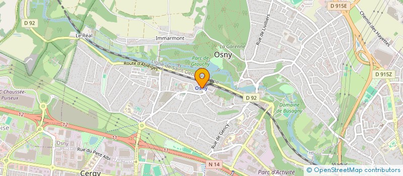 localisation de l'entreprise MONTA SERVICES  OSNY