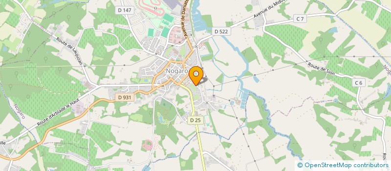 localisation de l'entreprise MONTACQ DIDIER -CRAISSAC FRANCOISE  NOGARO