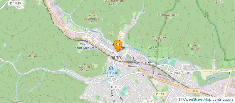 localisation de l'entreprise MONTAGE 68 à THANN