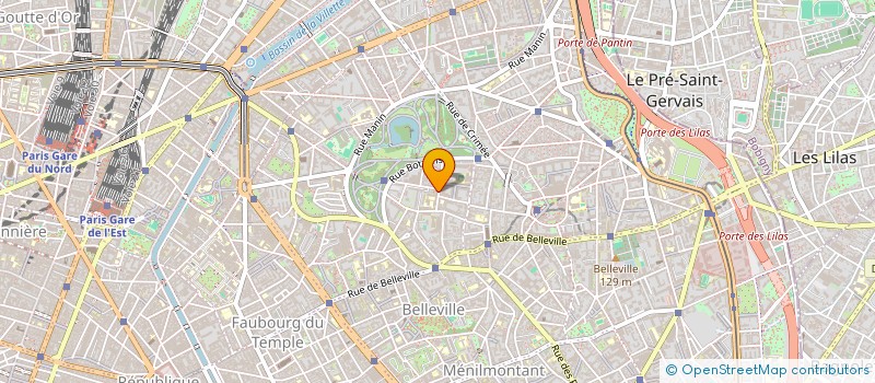 localisation de l'entreprise MONTAGE BAT à PARIS