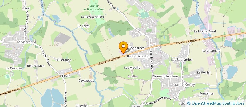 localisation de l'entreprise MONTAGE CARROSSERIE TOLERIE  BUELLAS